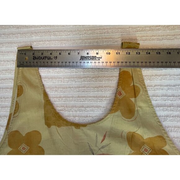 Gudrun Sjoden Women's "Chamomile" Apron Organic Cotton Tan L/XL New $74 - Picture 4 of 9